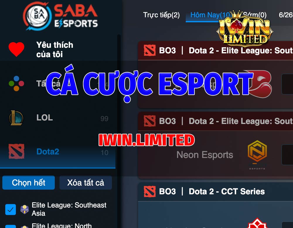 Cá cược thể thao điện tử tại trang chủ iWin